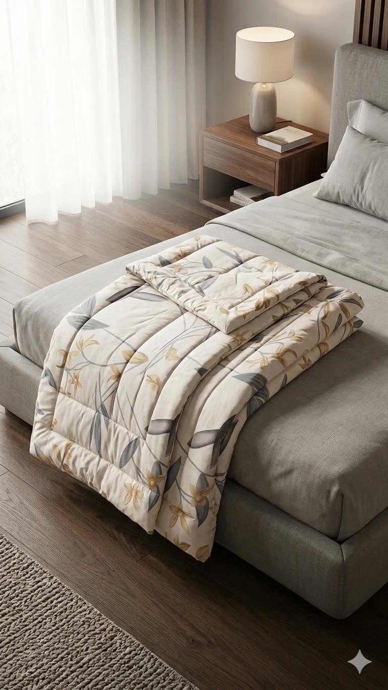 Heavy Quality Single Bed Comforter 60×90 Inch | 1500 GSM Warm & Comfortable