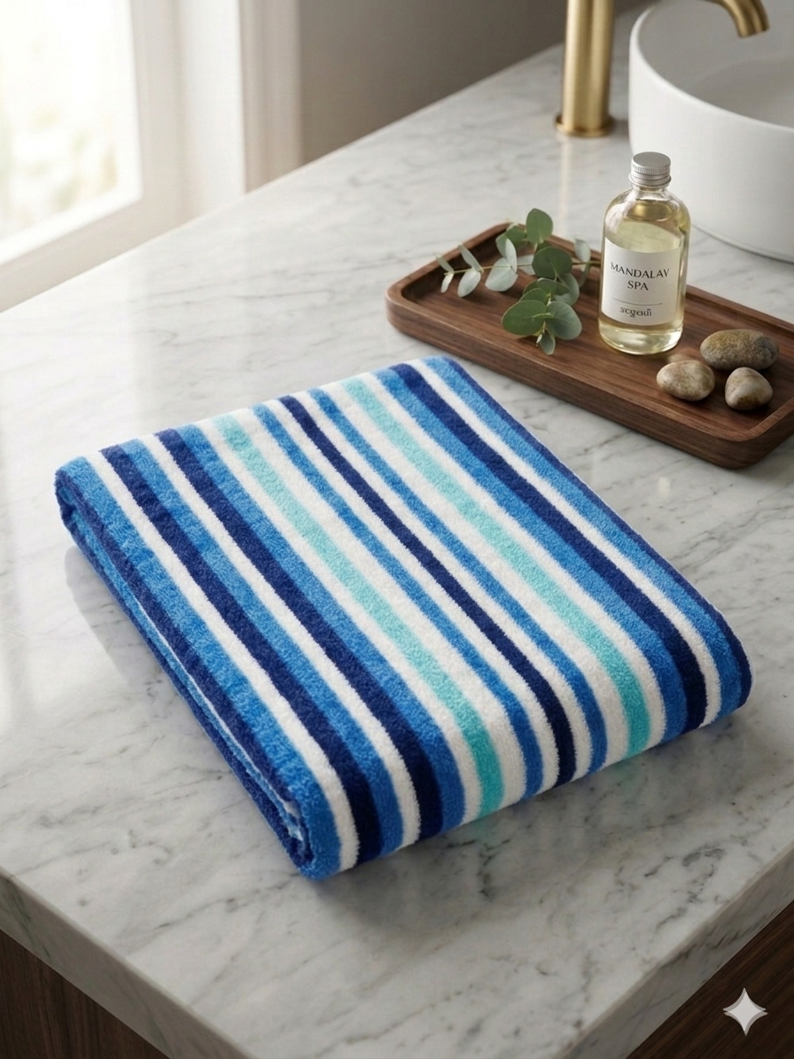 Premium 100% Pure Cotton Bath Towel 30×60 Inch – Super Absorbent Export Quality