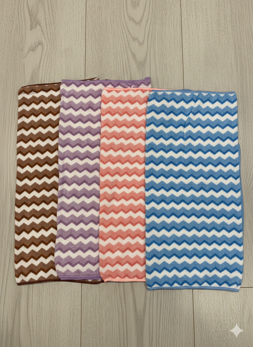 2 PIS IN 150 ONLY Daily Use Bath Towel Set - 2 Pieces (Assorted Vibrant Colors)