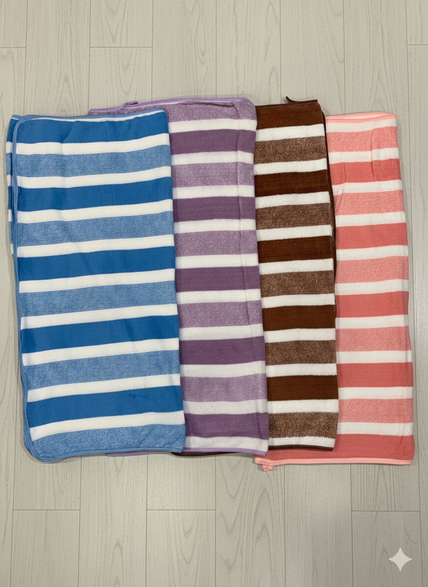 2 PIS IN 150 ONLY Daily Use Bath Towel Set - 2 Pieces (Assorted Vibrant Colors)