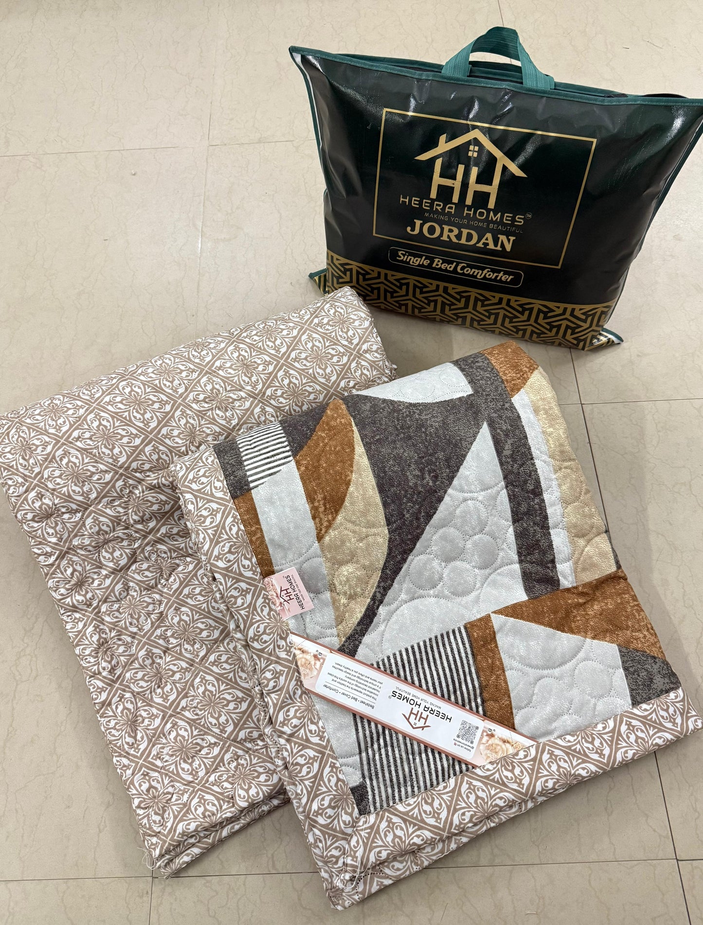 Premium Quality Single Bed Dohar - Lightweight All-Season Comforter (56 x 88 Inch)