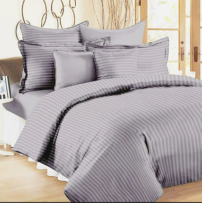plan striped besheet size 108*108 inch