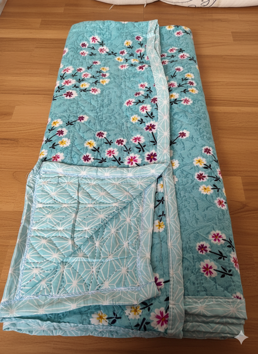 "Double Bed Dohar (Ultrasonic Material) – Size 70x90"