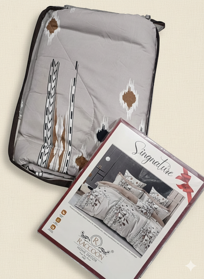 Stylish Bedding Collection | Bedsheet + Comforter