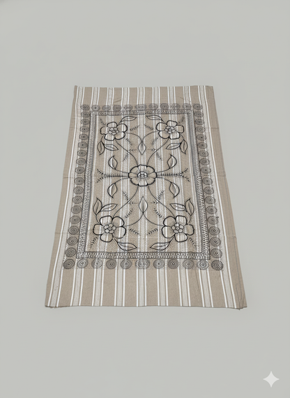 Khadi Cotton Single Bed Full Size Bedsheet – Pack of 2 | Pure Handloom Comfort | Soft & Breathable Fabric | Ideal for All Seasons