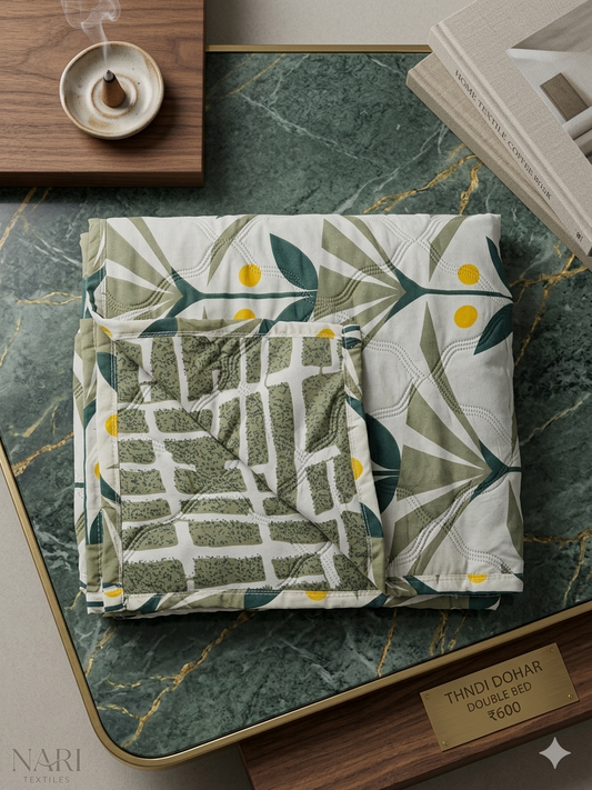 Premium Double Bed Dohar 90x90 Inch | 1500 GSM Heavy Quality | Ultra Soft & Breathable Summer dohar