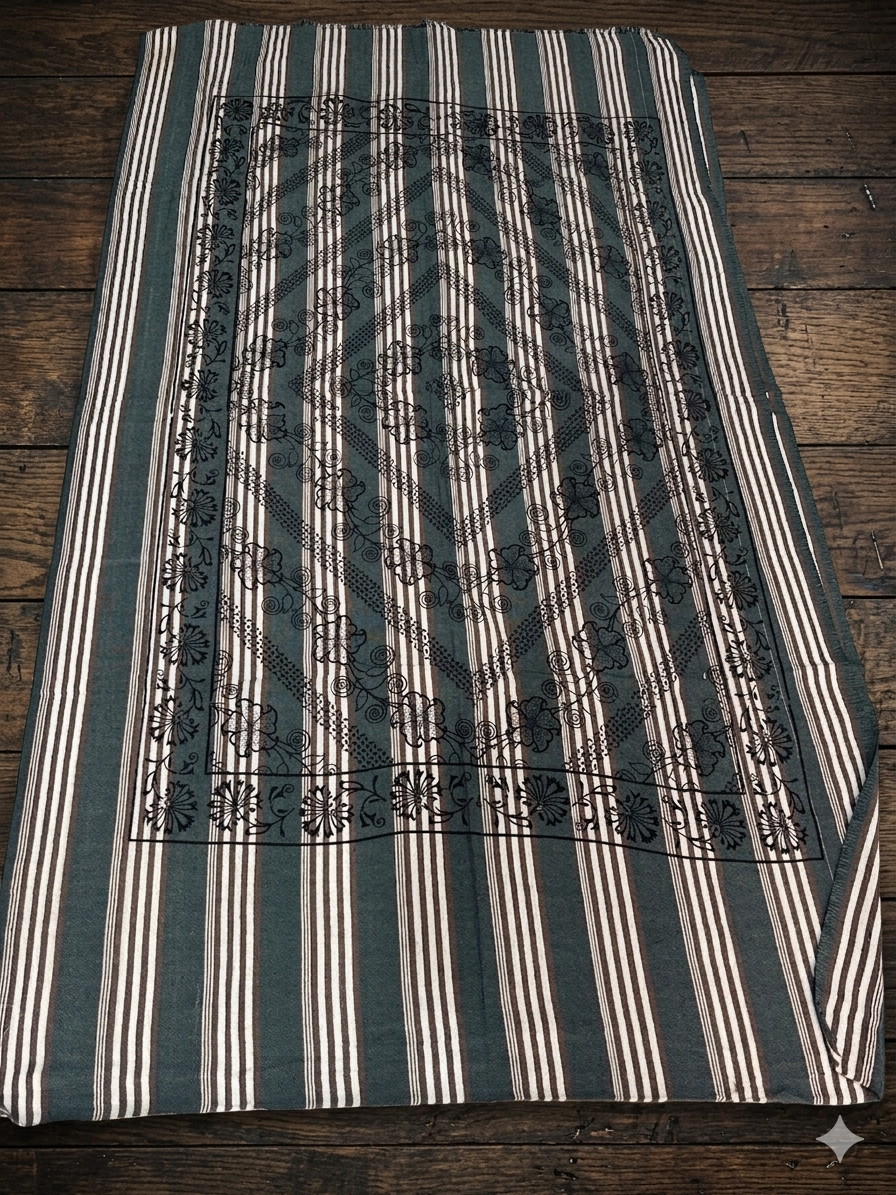 1 in 100 single bad Khadi Cotton Single Bed Full Size Bedsheet – Pack of 2 | Pure Handloom Comfort | Soft & Breathable Fabric | Ideal for All Seasons