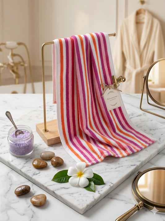Premium 100% Pure Cotton Bath Towel 30×60 Inch – Super Absorbent Export Quality