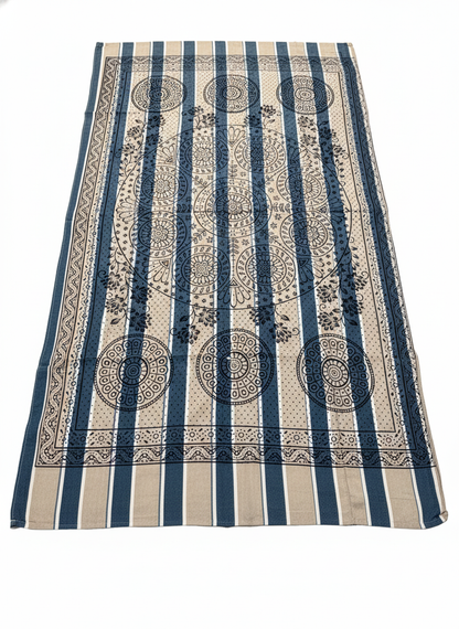 Khadi Cotton Single Bed Full Size Bedsheet – Pack of 2 | Pure Handloom Comfort | Soft & Breathable Fabric | Ideal for All Seasons