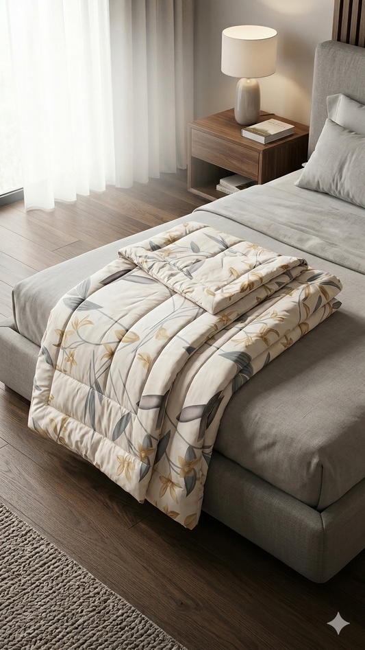 Heavy Quality Single Bed Comforter 60×90 Inch | 1500 GSM Warm & Comfortable