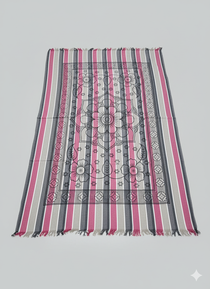 Khadi Cotton Single Bed Full Size Bedsheet – Pack of 2 | Pure Handloom Comfort | Soft & Breathable Fabric | Ideal for All Seasons