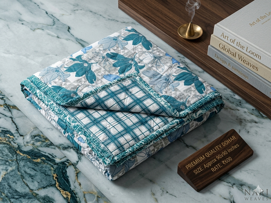 Premium Double Bed Dohar 90x90 Inch | 1500 GSM Heavy Quality | Ultra Soft & Breathable Summer dohar