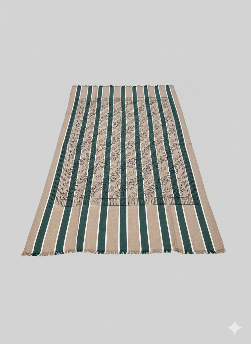 Khadi Cotton Single Bed Full Size Bedsheet – Pack of 2 | Pure Handloom Comfort | Soft & Breathable Fabric | Ideal for All Seasons