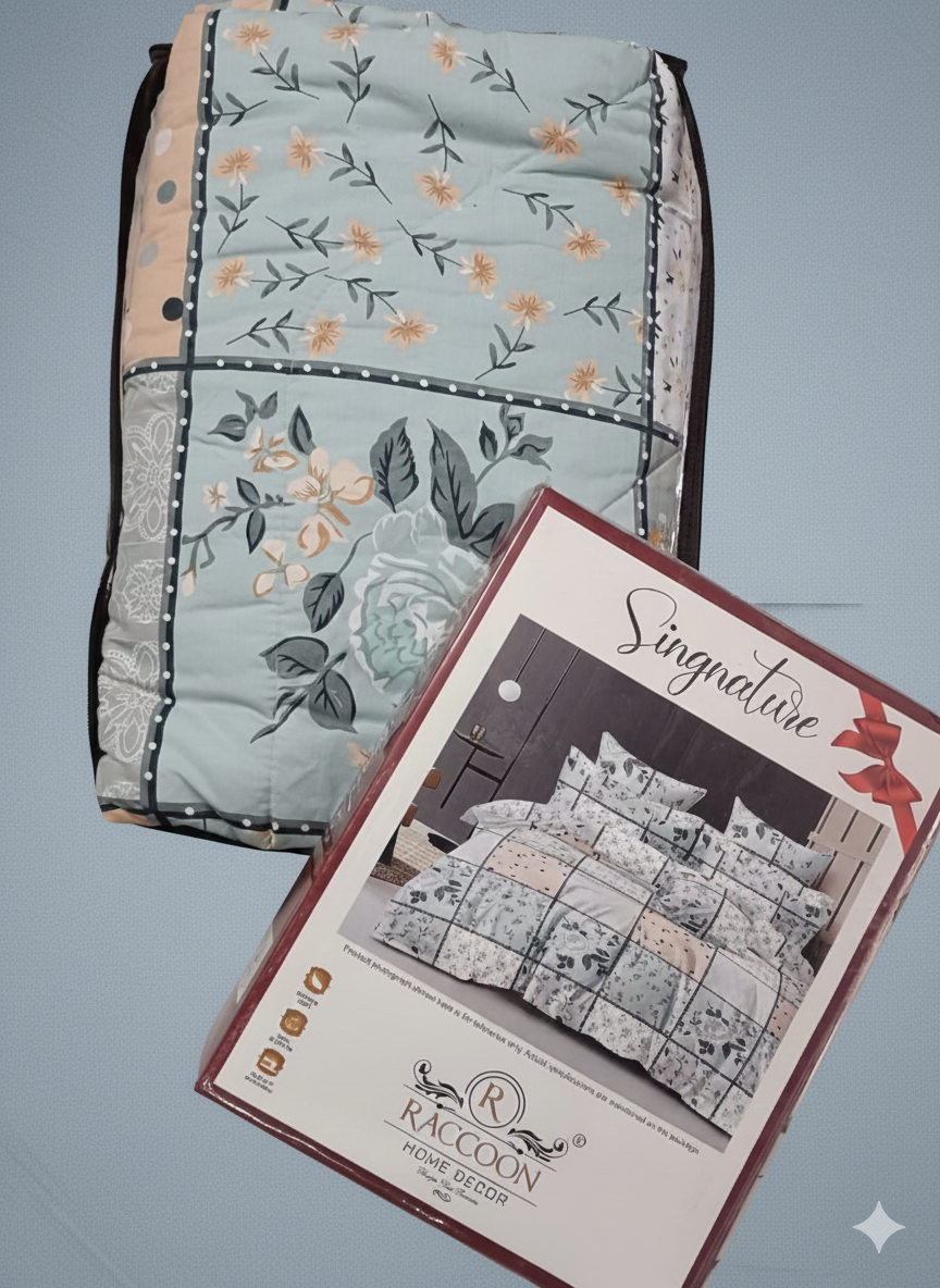 Stylish Bedding Collection | Bedsheet + Comforter