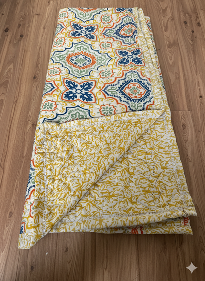 "Double Bed Dohar (Ultrasonic Material) – Size 70x90"