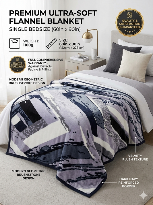 Premium Super Soft Single Blanket | 60x90 Inch | 1100 GSM Heavy Warm | Luxury Comfort @ ₹500
