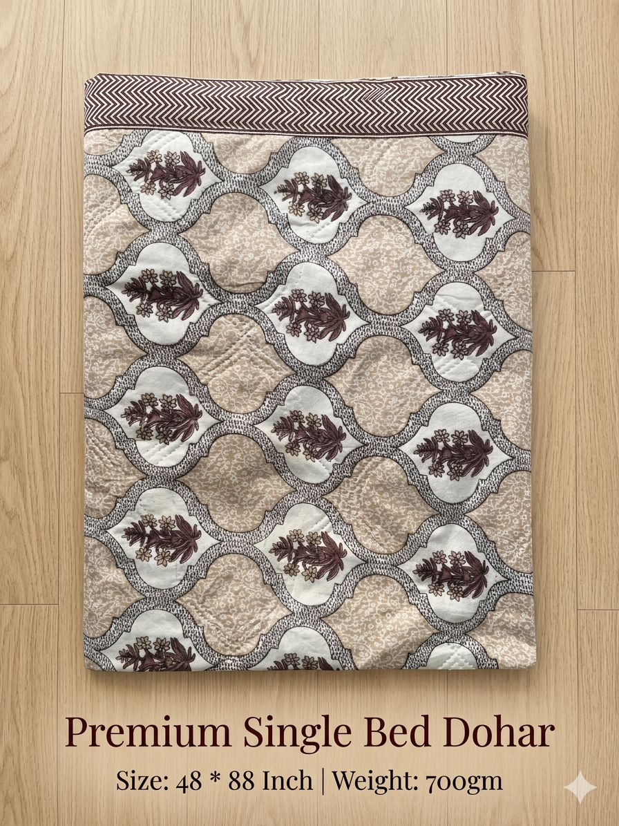 Super Soft Lightweight Single Bed Dohar 48*88 inch