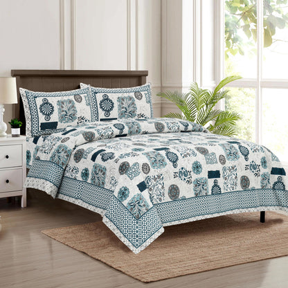 Premium Jaypuri Cotton Bedsheet | 100% Pure Cotton | 108x108 Inch