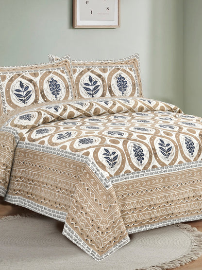 Premium Jaypuri Cotton Bedsheet | 100% Pure Cotton | 108x108 Inch