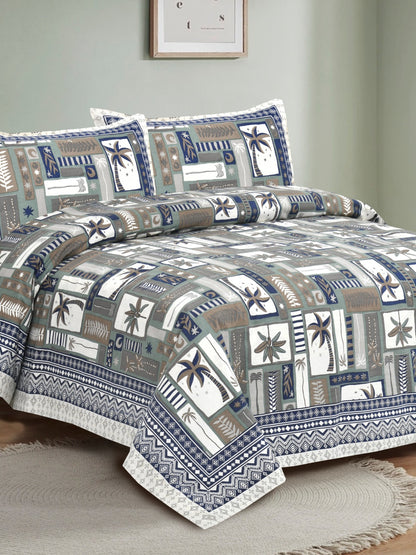 Premium Jaypuri Cotton Bedsheet | 100% Pure Cotton | 108x108 Inch