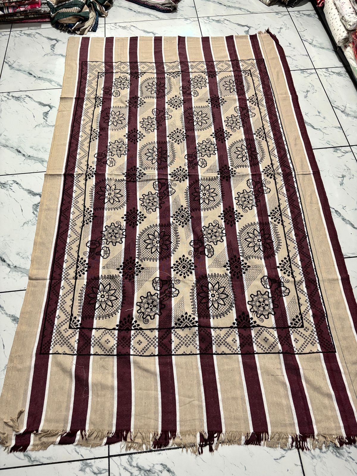 Khadi Cotton Single Bed Full Size Bedsheet – Pack of 2 | Pure Handloom Comfort | Soft & Breathable Fabric | Ideal for All Seasons