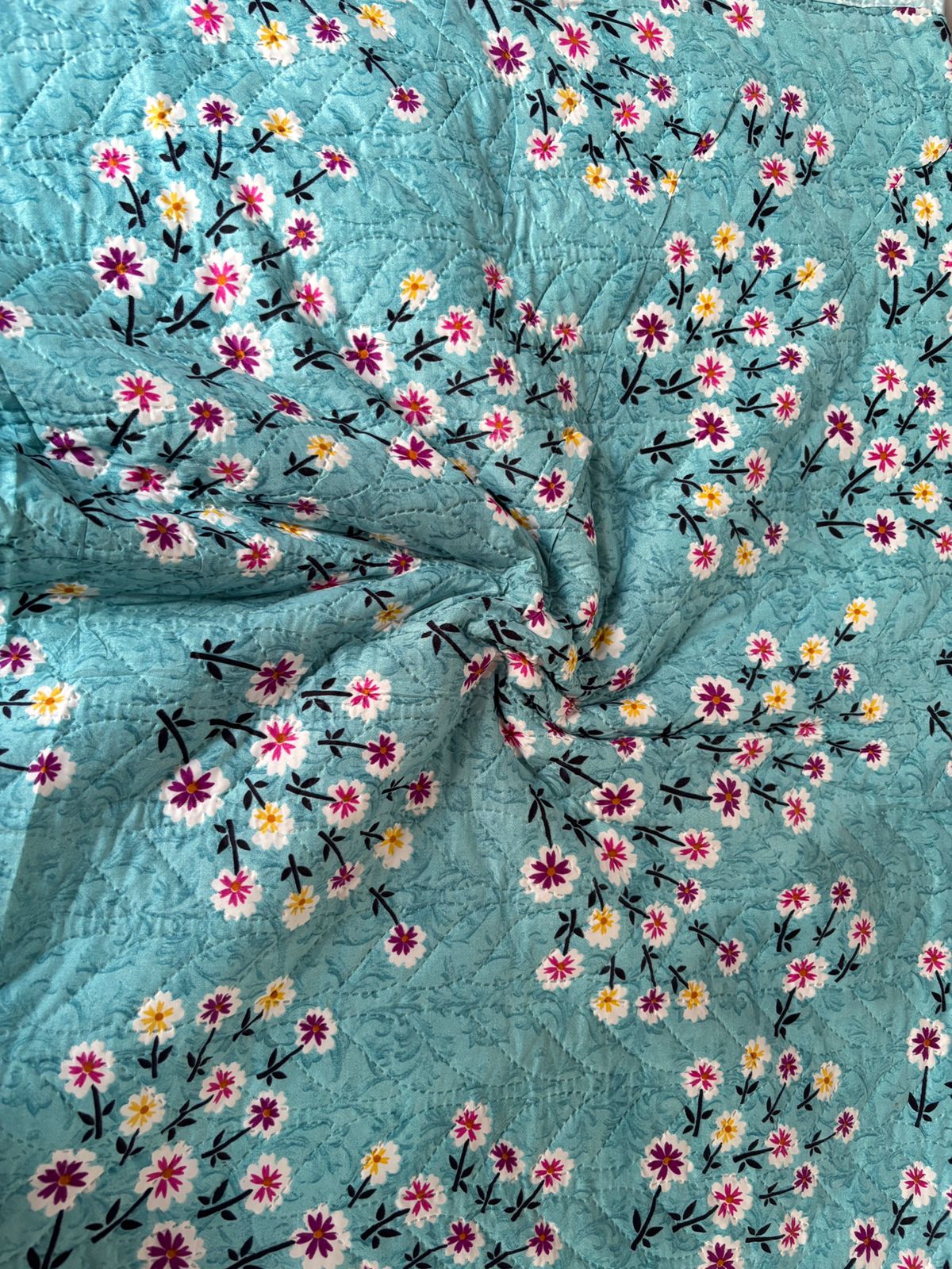 "Double Bed Dohar (Ultrasonic Material) – Size 70x90"