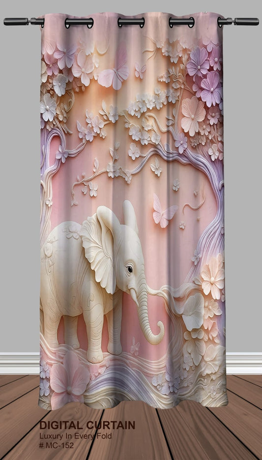 7D Printed Curtains – Elegant Home Décor Padada elephent print