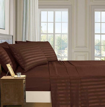 plan striped besheet size 108*108 inch